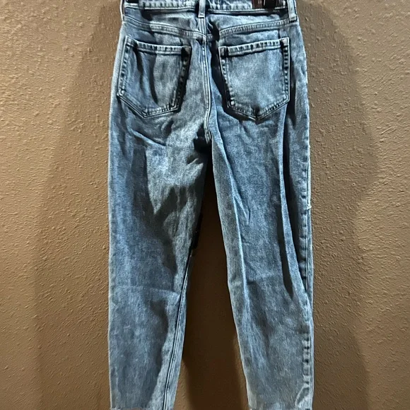 Hollister Light Blue Patchwork Straight Jeans - Picture 4 of 4